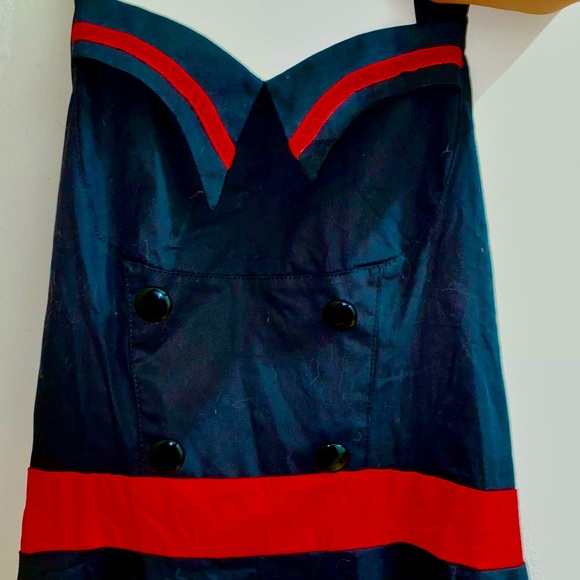 Cute vintage black and white dress - Picture 1 of 7